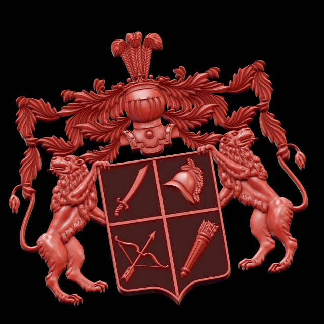 Relief Modello di stampa 3D .c4d .max .obj .3ds .fbx .stl .blend 