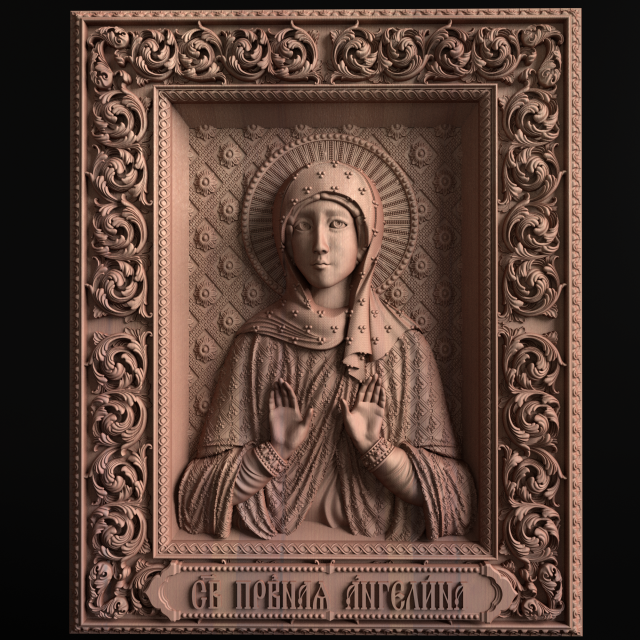 Relief 3D Baskı Modeli .c4d .max .obj .3ds .fbx .stl .blend 