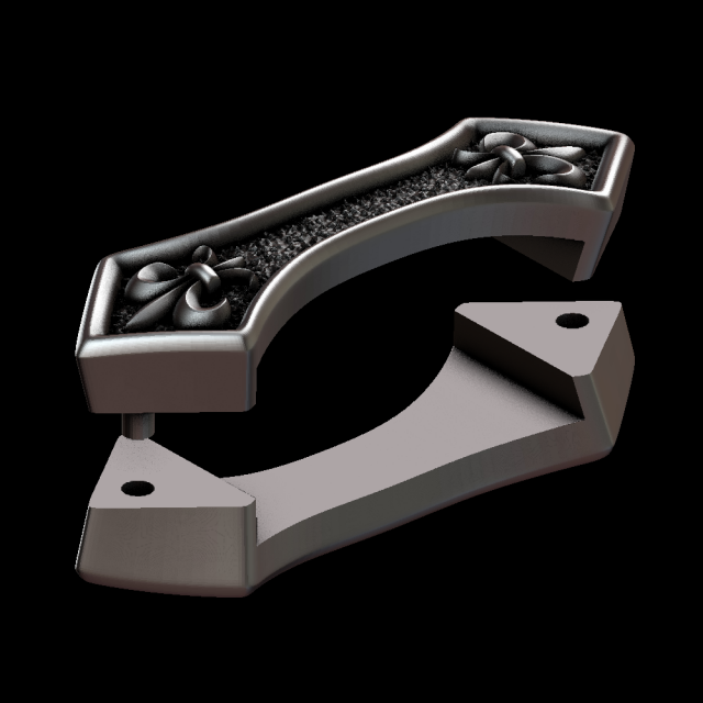 Relief Modelo de Impressão 3D .c4d .max .obj .3ds .fbx .stl .blend 