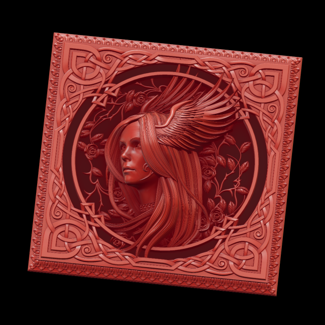 Relief 3Dプリントモデル .c4d .max .obj .3ds .fbx .stl .blend