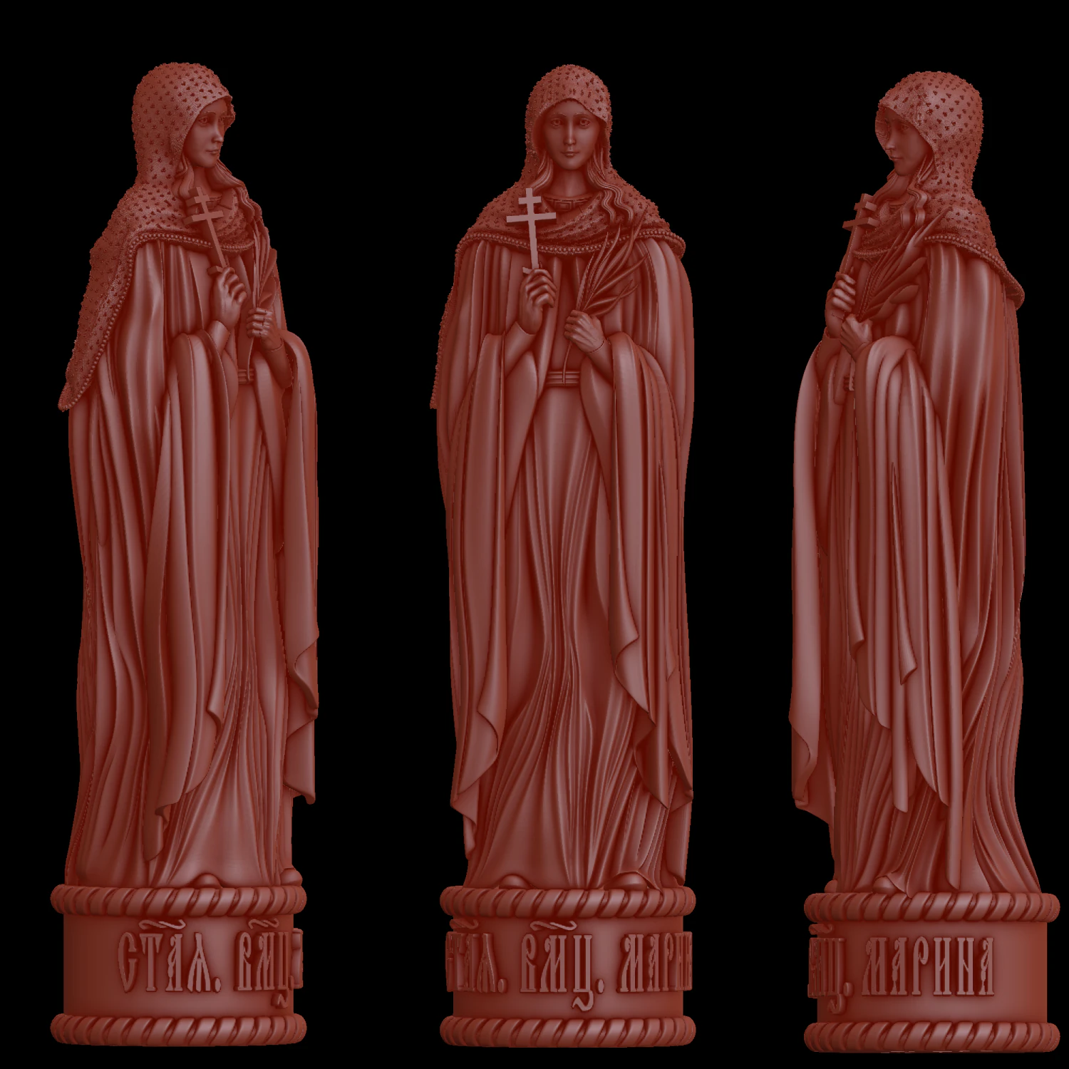 Relief 3D Print Model .c4d .max .obj .3ds .fbx .stl .blend 