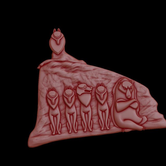 Relief Modello di stampa 3D .c4d .max .obj .3ds .fbx .stl .blend 