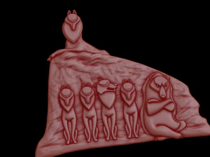 Alívio Modelo de Impressão 3D