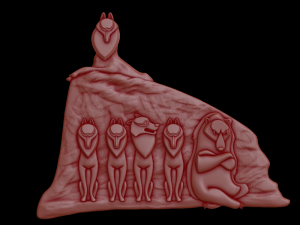 Relief Modello di stampa 3D