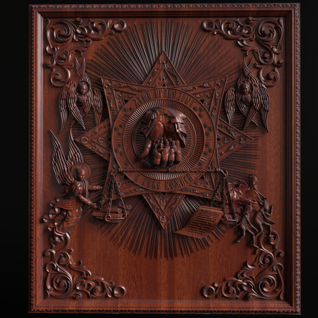 Relief Model do druku 3D .c4d .max .obj .3ds .fbx .stl .blend 