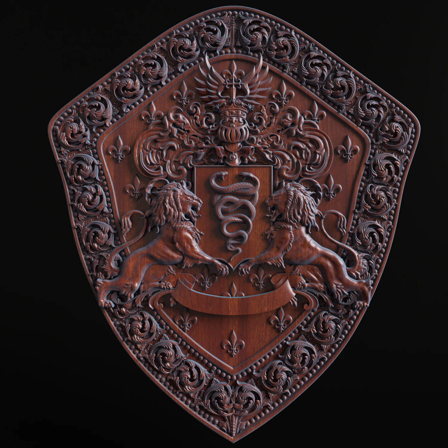 Relief 3D Print Model .c4d .max .obj .3ds .fbx .stl .blend 
