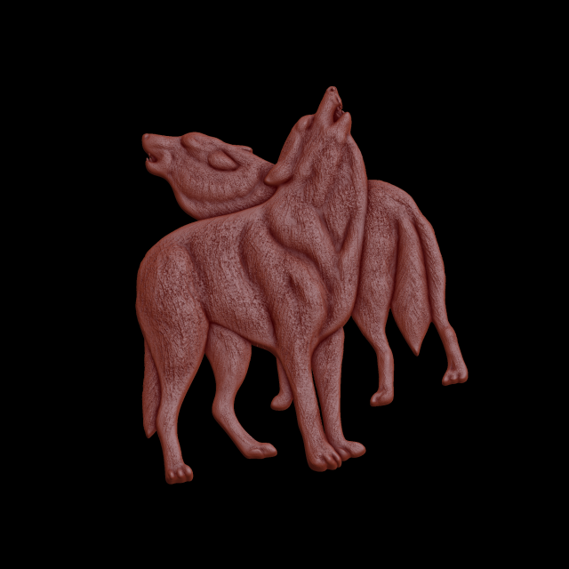 Relief 3D-Druckmodell .c4d .max .obj .3ds .fbx .stl .blend 