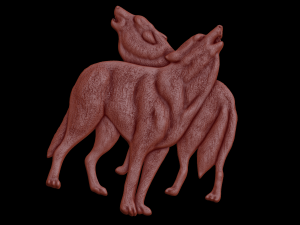 Relief 3D-Druckmodell
