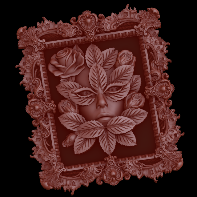 Relief 3D 打印模型 .c4d .max .obj .3ds .fbx .stl .blend