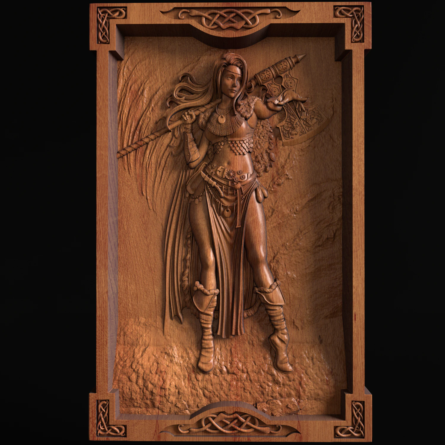 Relief 3D Print Model .c4d .max .obj .3ds .fbx .stl .blend