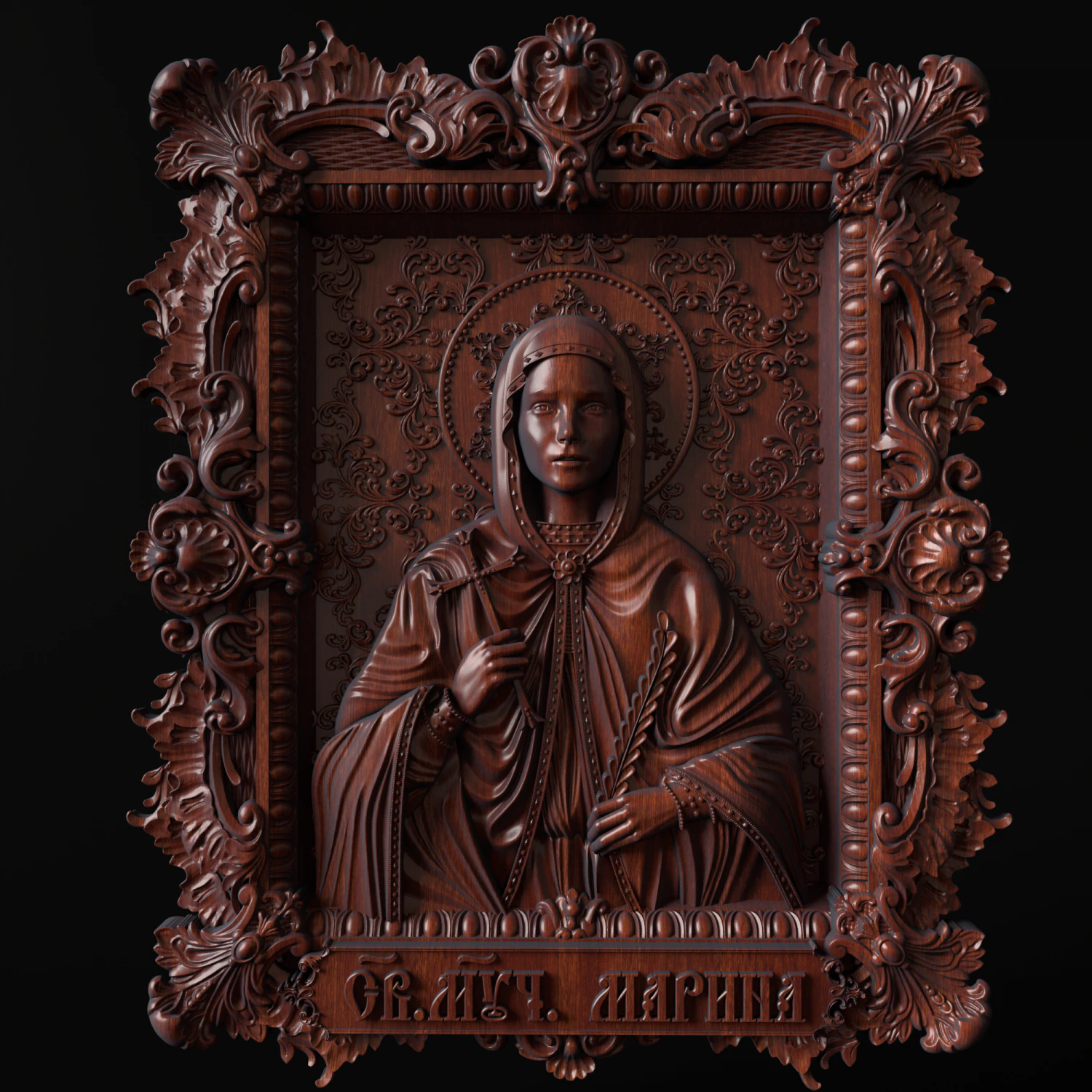 Relief 3D Print Model .c4d .max .obj .3ds .fbx .stl .blend