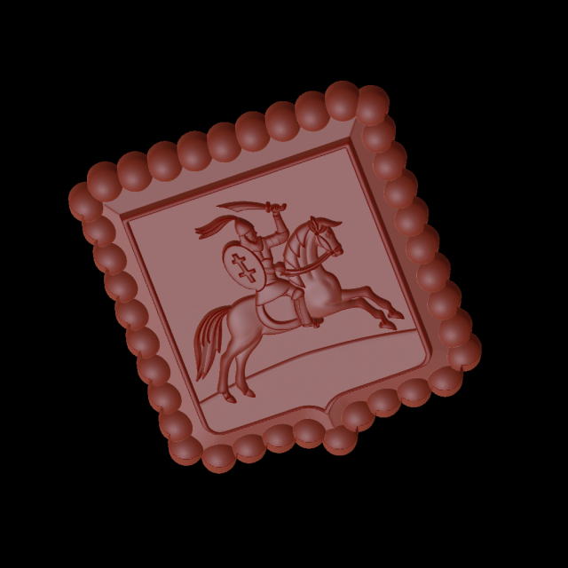 Relief Model do druku 3D .c4d .max .obj .3ds .fbx .stl .blend 