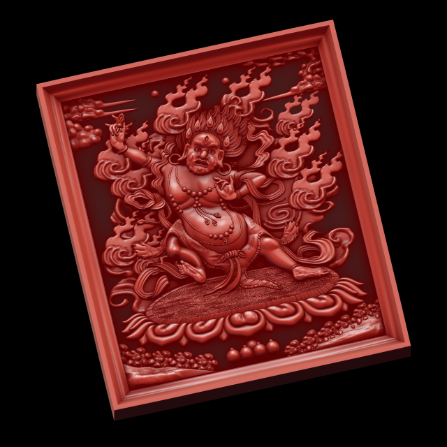 Relief 3D-Druckmodell .c4d .max .obj .3ds .fbx .stl .blend 