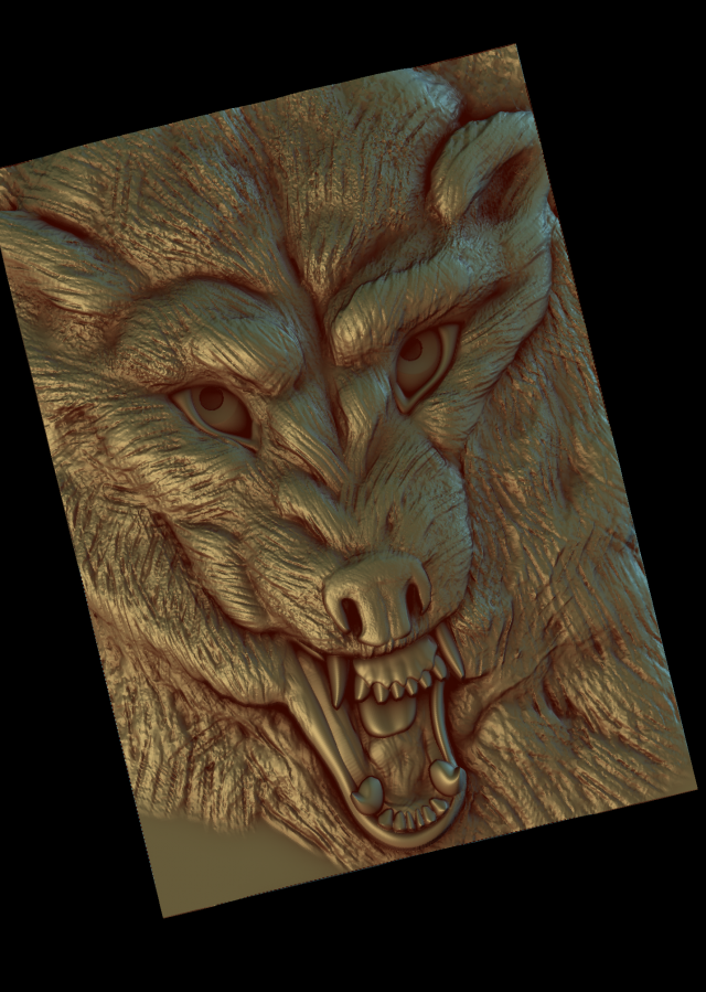 Relief 3D-Druckmodell .c4d .max .obj .3ds .fbx .stl .blend 