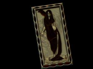 Relief 3D-Druckmodell