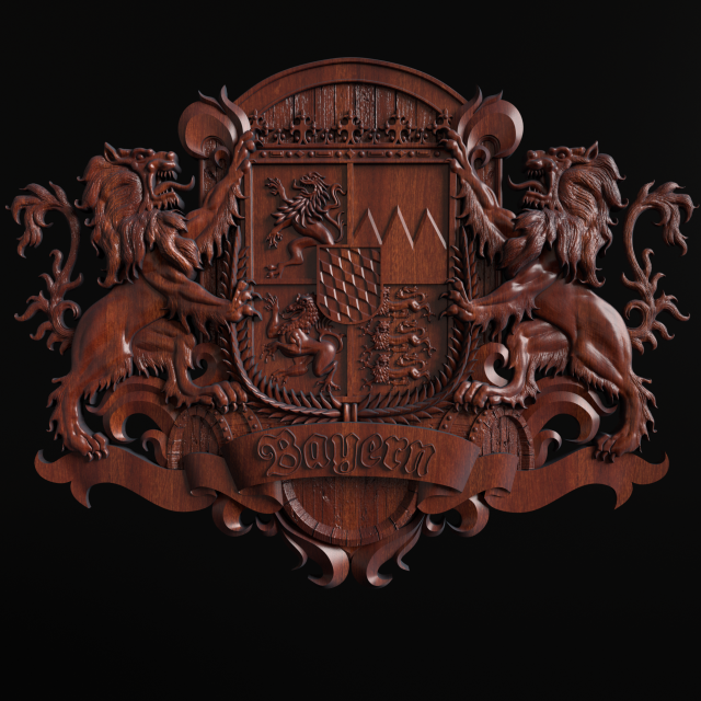 Relief 3D Print Model .c4d .max .obj .3ds .fbx .stl .blend 