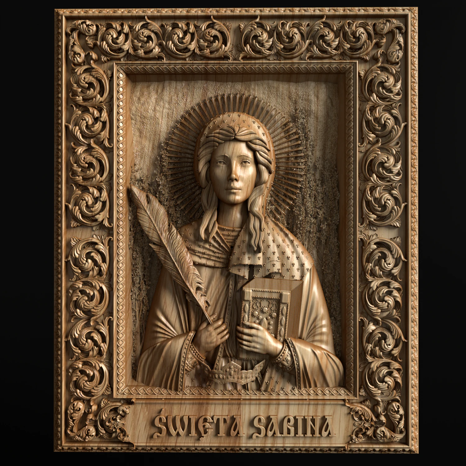 Relief 3D Print Model .c4d .max .obj .3ds .fbx .stl .blend 