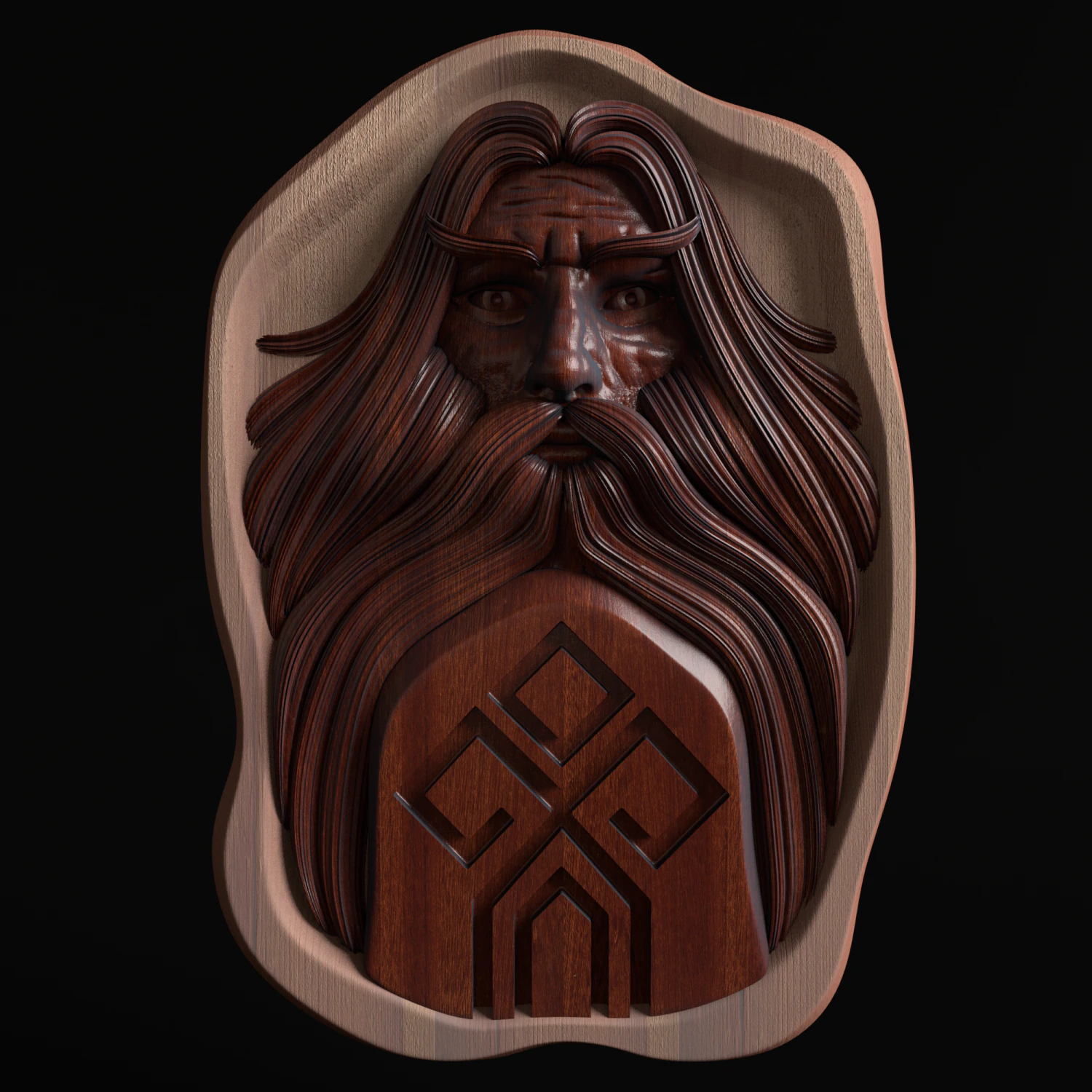 Relief 3D Print Model .c4d .max .obj .3ds .fbx .stl .blend 
