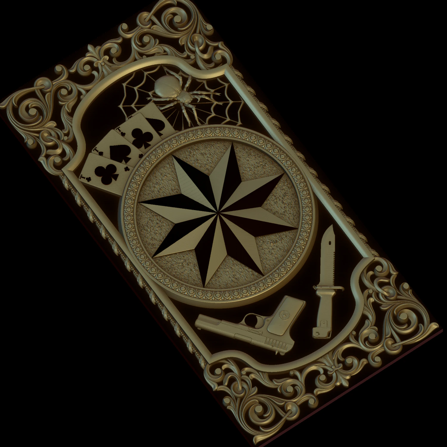 Alivio Modelo de impresión 3D .c4d .max .obj .3ds .fbx .stl .blend 