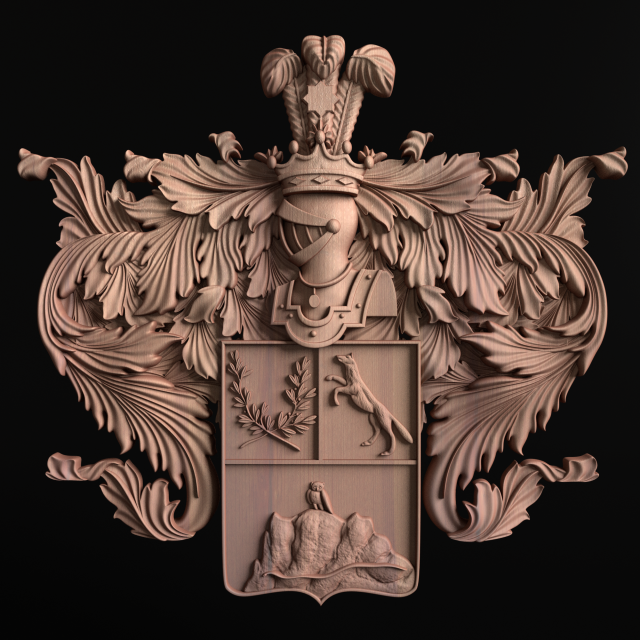 Relief 3D-Druckmodell .c4d .max .obj .3ds .fbx .stl .blend 