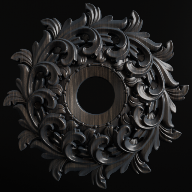 Relief 3D Baskı Modeli .c4d .max .obj .3ds .fbx .stl .blend 