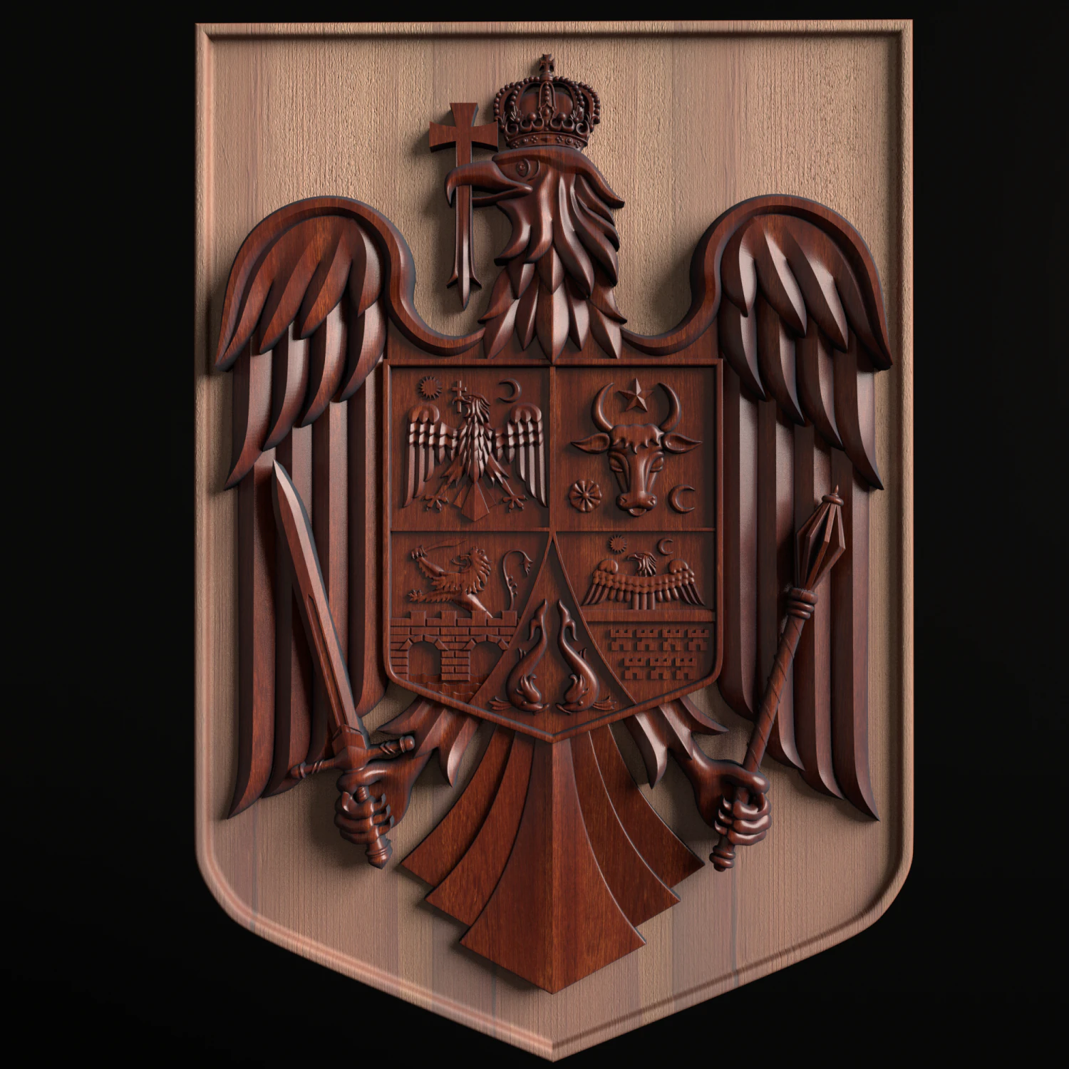 Relief 3D Print Model .c4d .max .obj .3ds .fbx .stl .blend