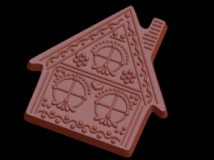 Gingerbread shape 3D Print Model