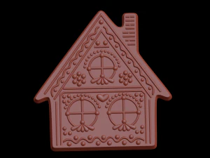 Gingerbread shape 3D Print Model
