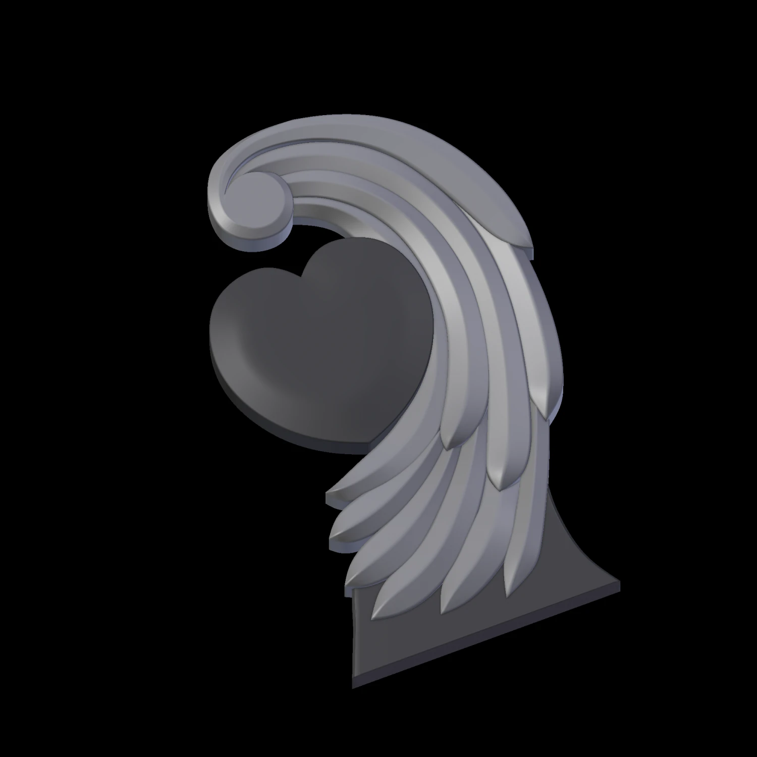 Relief 3D Print Model .c4d .max .obj .3ds .fbx .stl .blend 