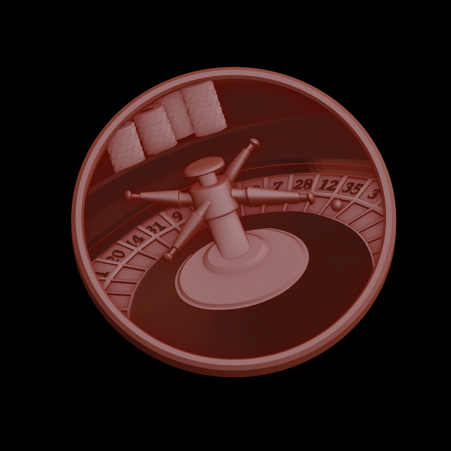 Relief 3D Print Model .c4d .max .obj .3ds .fbx .stl .blend