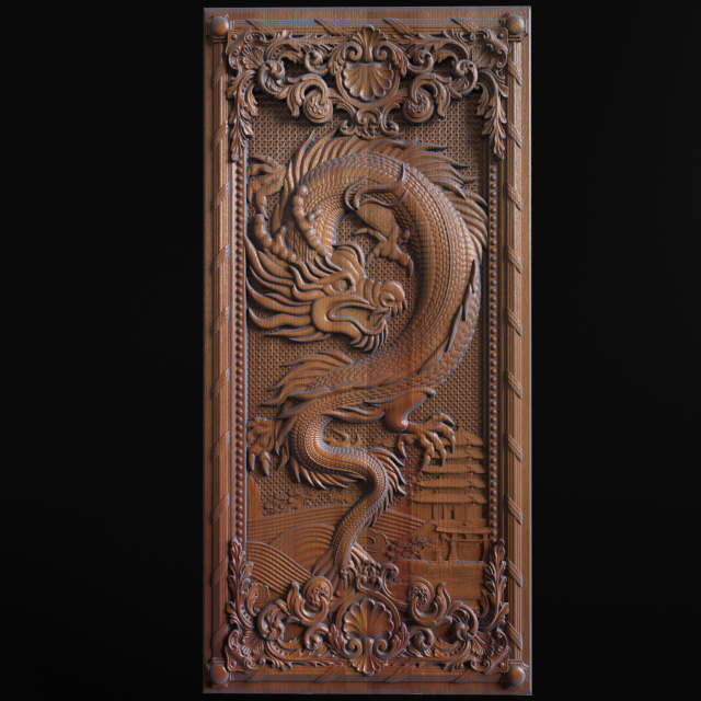 Relief Model do druku 3D .c4d .max .obj .3ds .fbx .stl .blend 