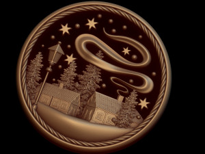 Gingerbread shape 3D प्रिंट मॉडल