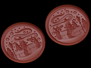 Gingerbread shape 3D प्रिंट मॉडल