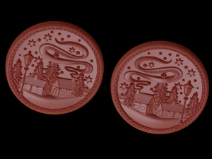 Gingerbread shape 3D Print Model