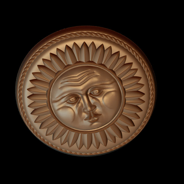 Gingerbread shape 3D Print Model .c4d .max .obj .3ds .fbx .stl .blend 