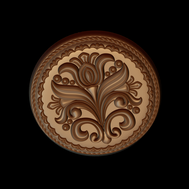 Gingerbread shape 3D प्रिंट मॉडल .c4d .max .obj .3ds .fbx .stl .blend 