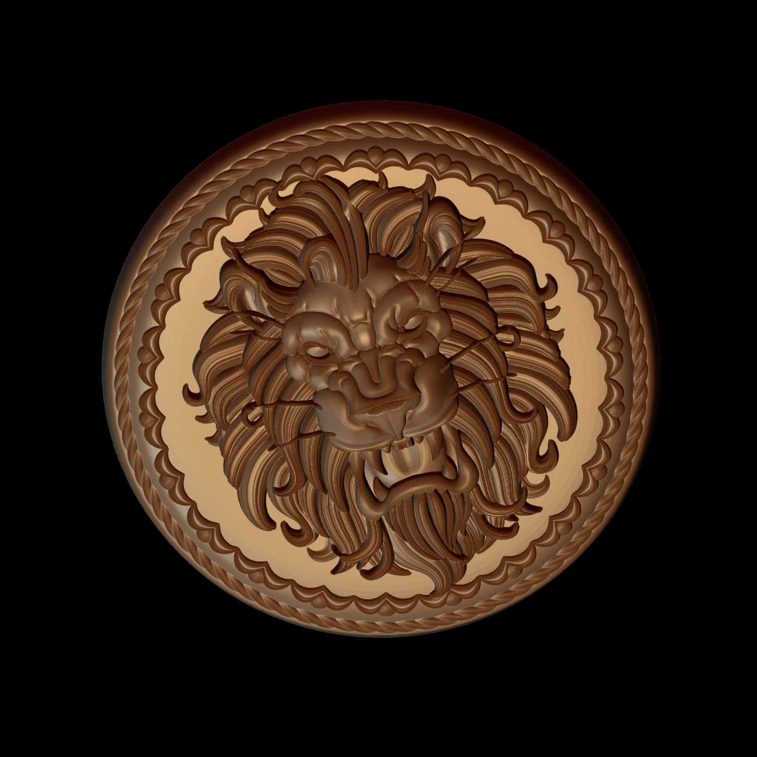 Gingerbread shape 3D Print Model .c4d .max .obj .3ds .fbx .stl .blend 