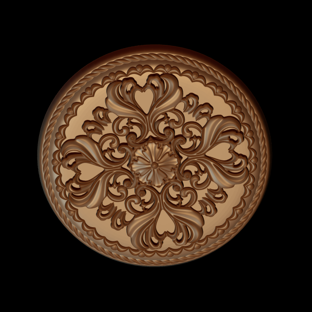 Gingerbread shape 3D-printmodel .c4d .max .obj .3ds .fbx .stl .blend 