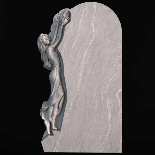 Relief 3D Baskı Modeli .c4d .max .obj .3ds .fbx .stl .blend 