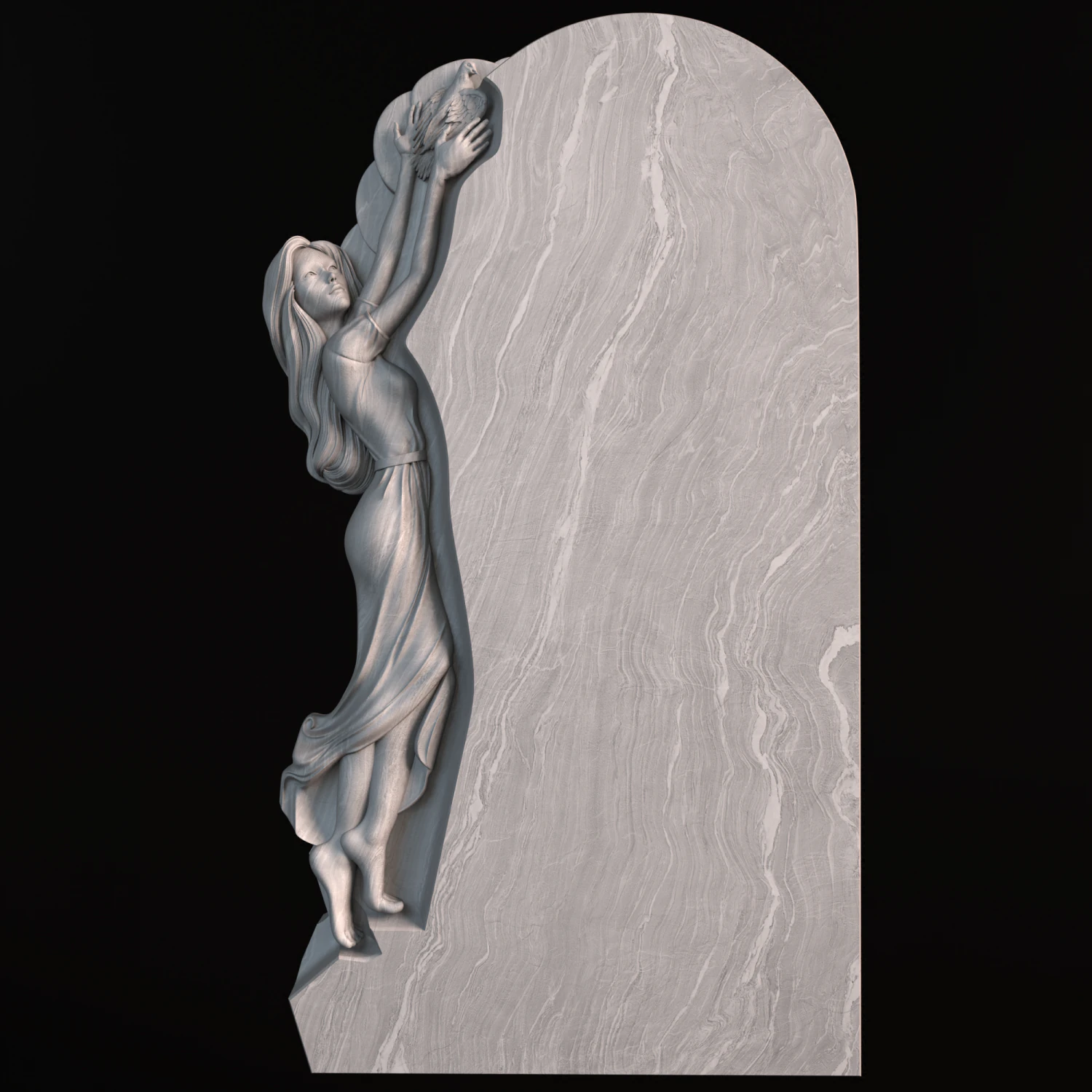 Relief 3D Print Model .c4d .max .obj .3ds .fbx .stl .blend 
