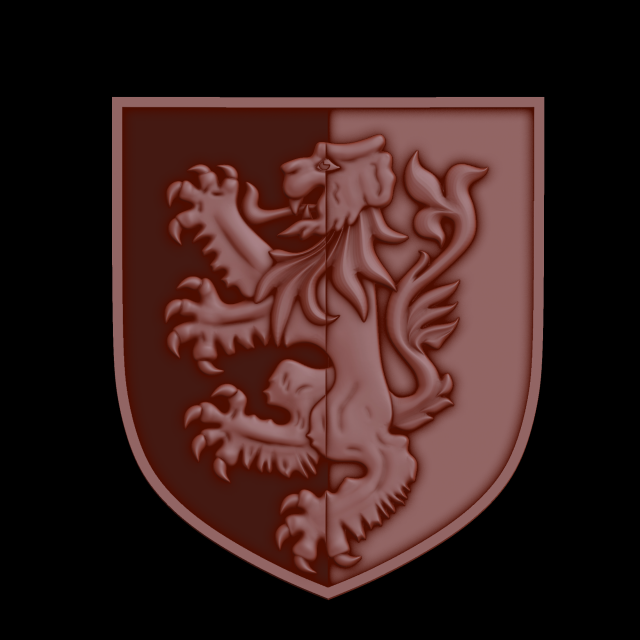 Relief 3D-Druckmodell .c4d .max .obj .3ds .fbx .stl .blend 