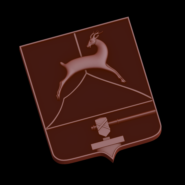 Relief 3D-Druckmodell .c4d .max .obj .3ds .fbx .stl .blend 
