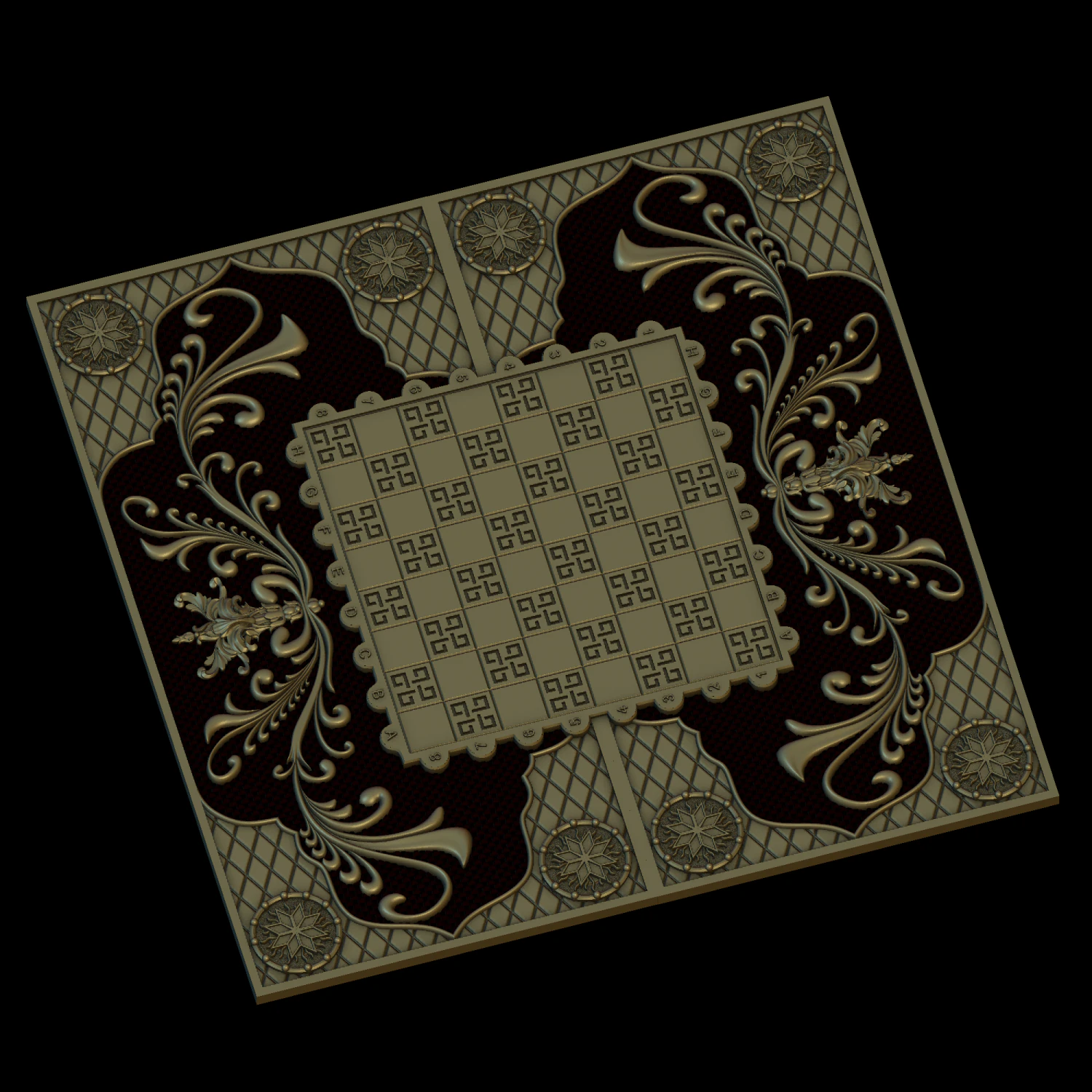 Relief 3D Print Model .c4d .max .obj .3ds .fbx .stl .blend 