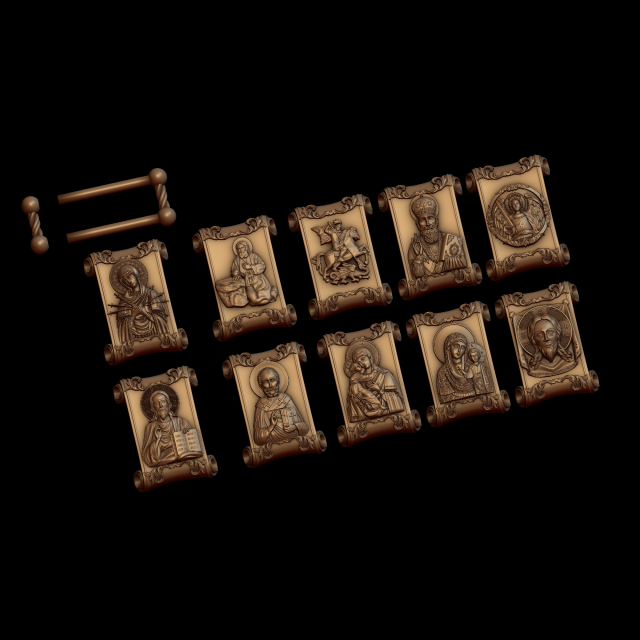 Relief 3D Принт Модель .c4d .max .obj .3ds .fbx .stl .blend