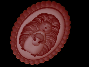 Gingerbread shape 3D Print Model