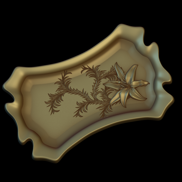 Relief 3D Baskı Modeli .c4d .max .obj .3ds .fbx .stl .blend 