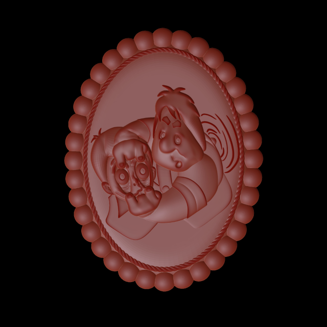 Relief 3Dプリントモデル .c4d .max .obj .3ds .fbx .stl .blend 