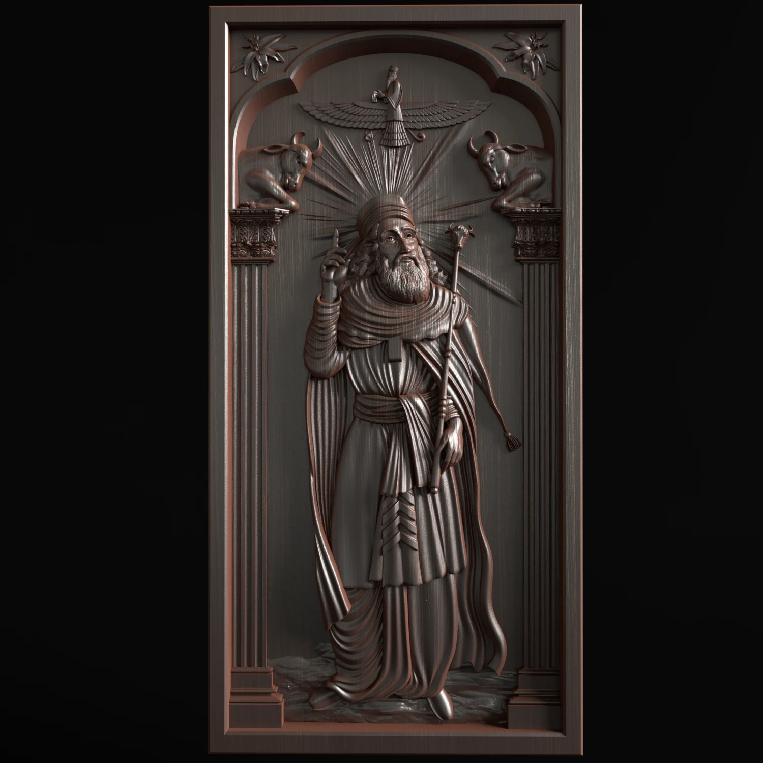 Relief 3D Print Model .c4d .max .obj .3ds .fbx .stl .blend 