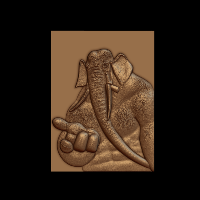 Relief Model Cetak 3D .c4d .max .obj .3ds .fbx .stl .blend 