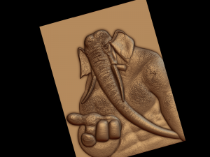 Relief Model Cetak 3D